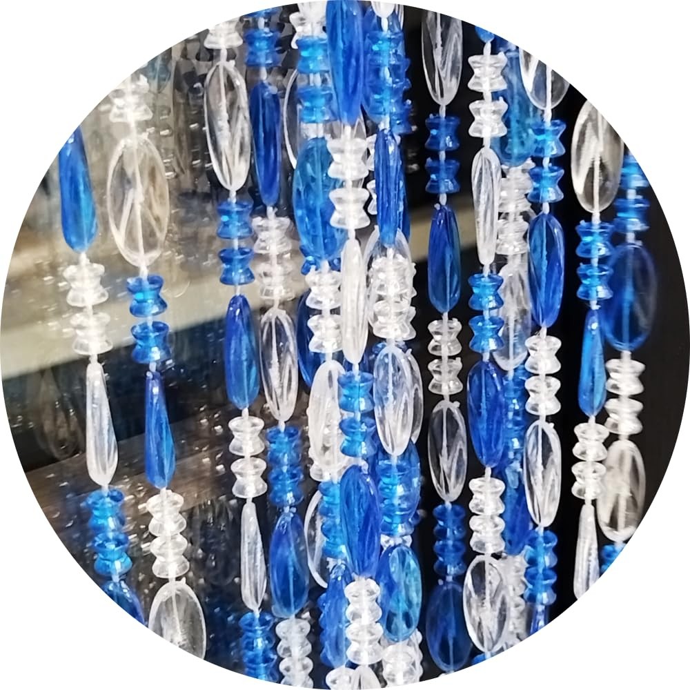 Ave Split Beaded Curtain Doorways Acrylic Hanging Door Beads String Curtains