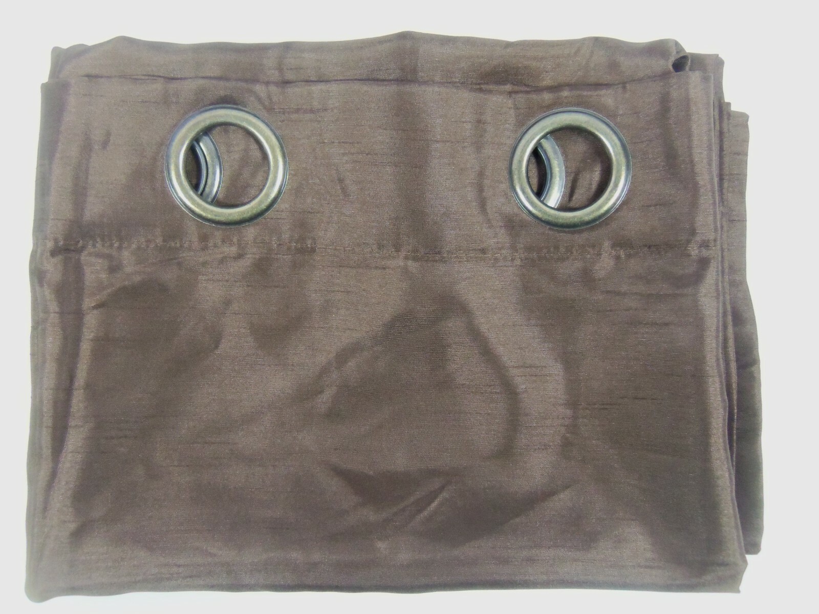 Unbranded Brown 8 Grommet Curtain Single Panel 54” x 90”