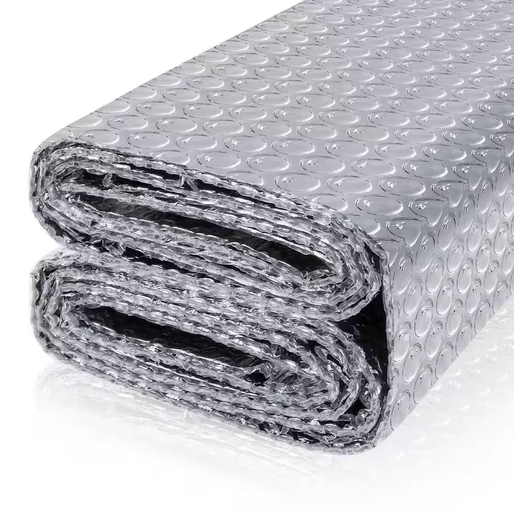 47 In. X 10 Ft. Radiant Barrier Double Insulation Sheet for Windows, RV, Roof, G