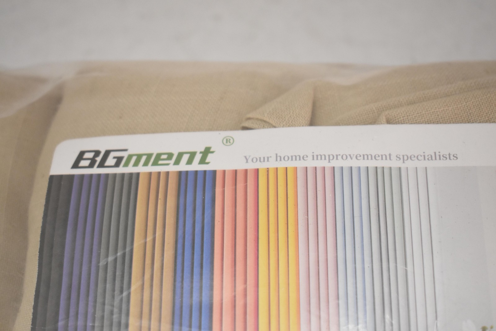 BGment Curtain Panel Beige Made To Measure Modern Window Drapes Home Decor