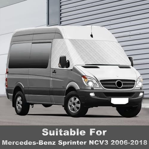 Windshield Cover Compatible with 2006-2018 Mercedes Mercedes Sprinter 2006-2018