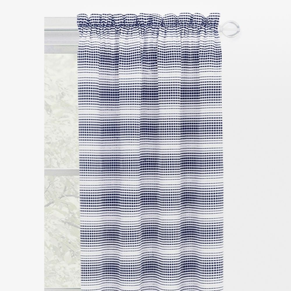 PowerSellerUSA Gramercy Ombre Rod Pocket Single Panel 42″ x 84″ Window Curtain