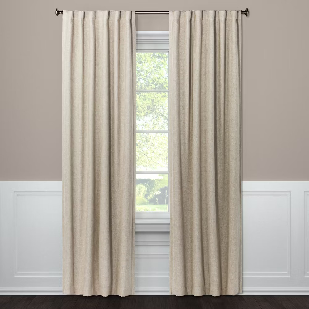Threshold Blackout Aruba Window Curtain Panel Traditional OEKO-TEX