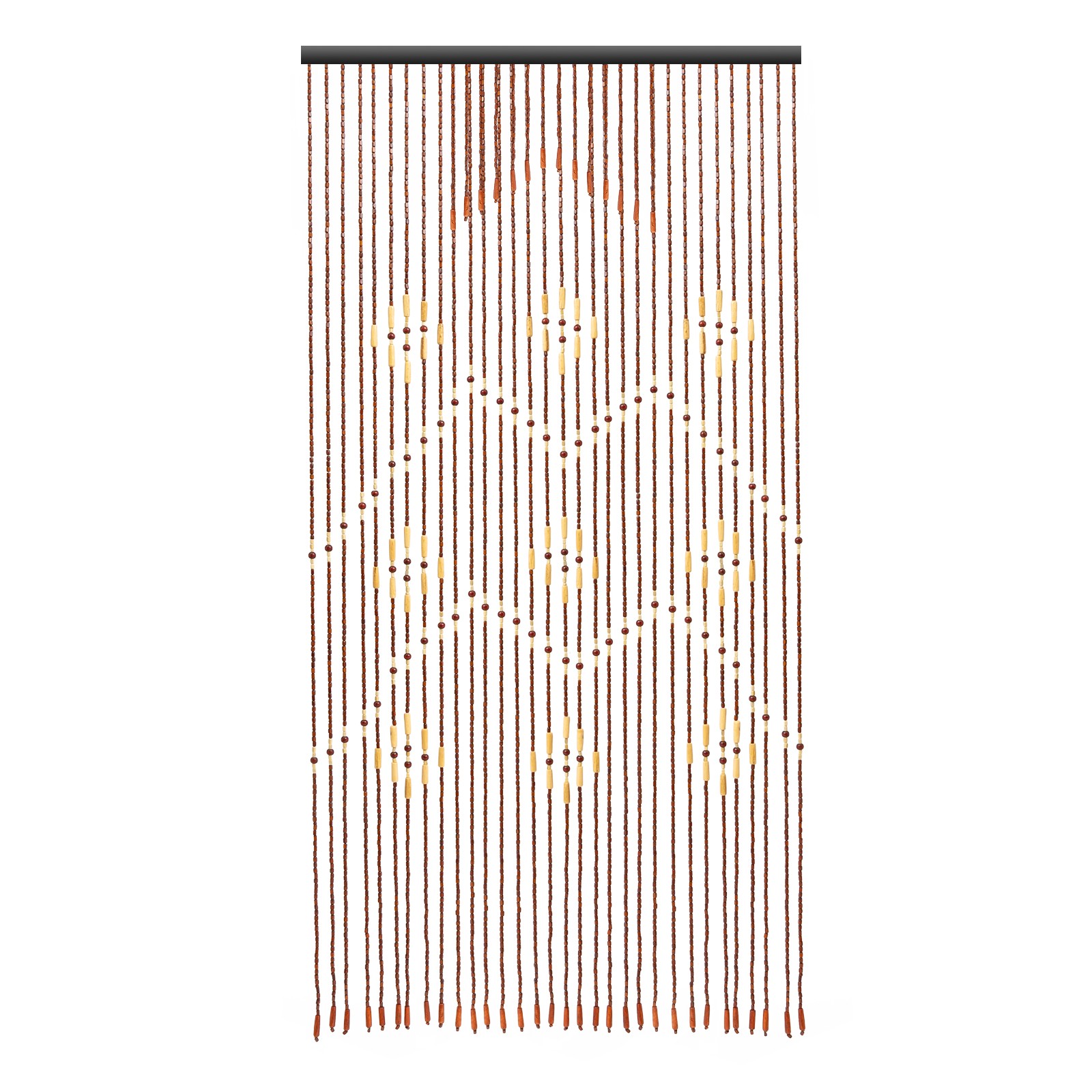 32Lines Porch Partition Curtain Wooden Beads Curtain Bedroom Living Room Curtain