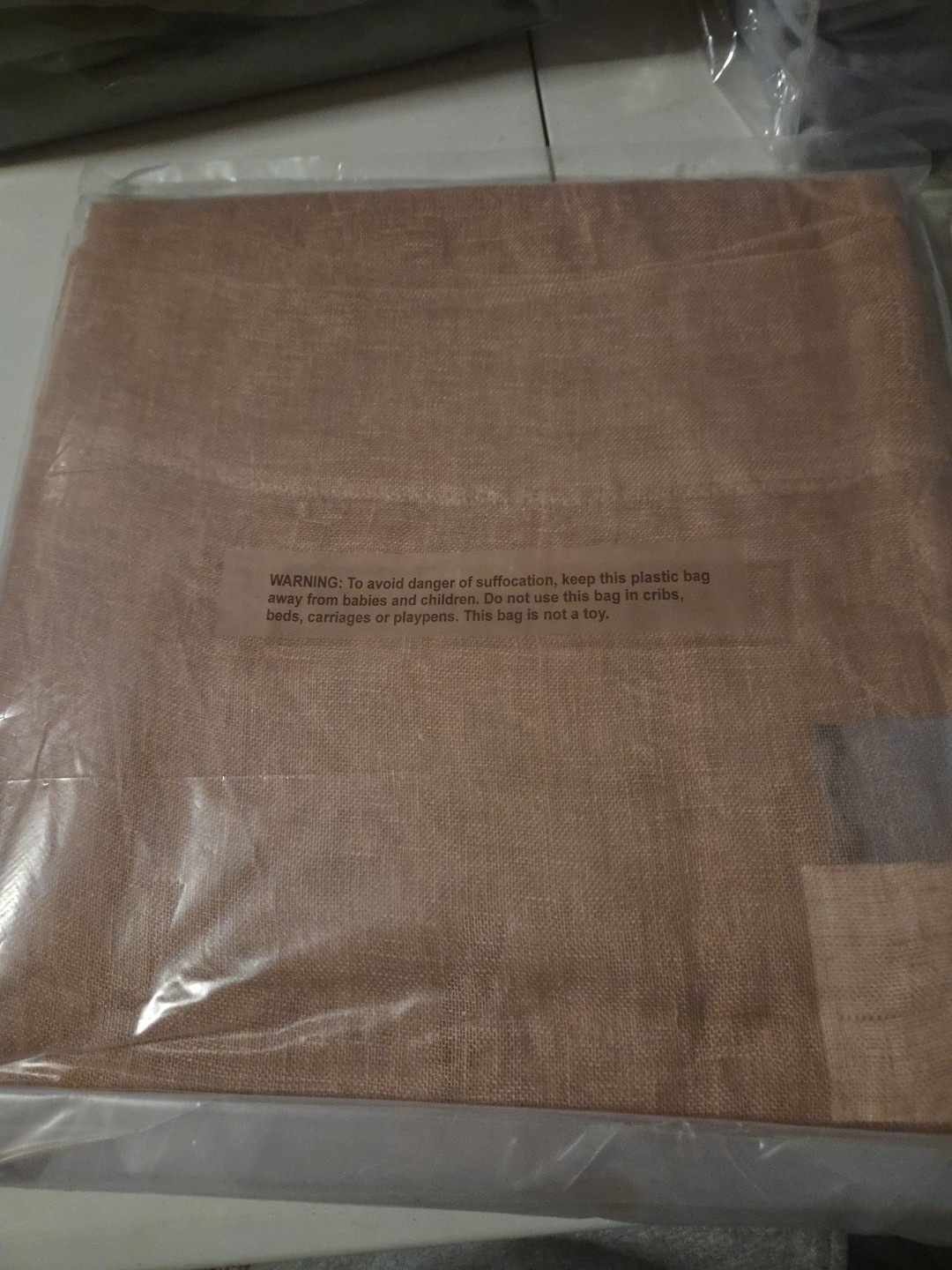 The Company Store Sheer Window Panel Linen-50X63 in.-sand Stone