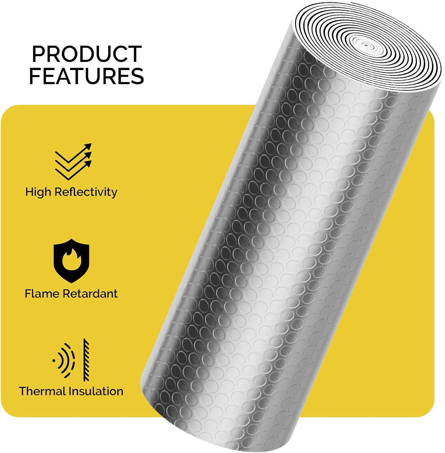 Double Reflective Insulation Roll, Window Insulation for Summer Heat