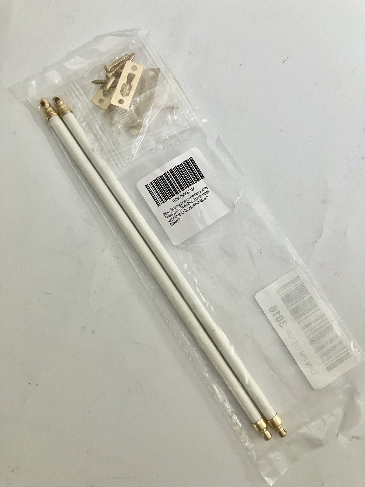 Swivel End Sash Rods for Doors, Windows, and Sidelights 11-19” 2-Pack