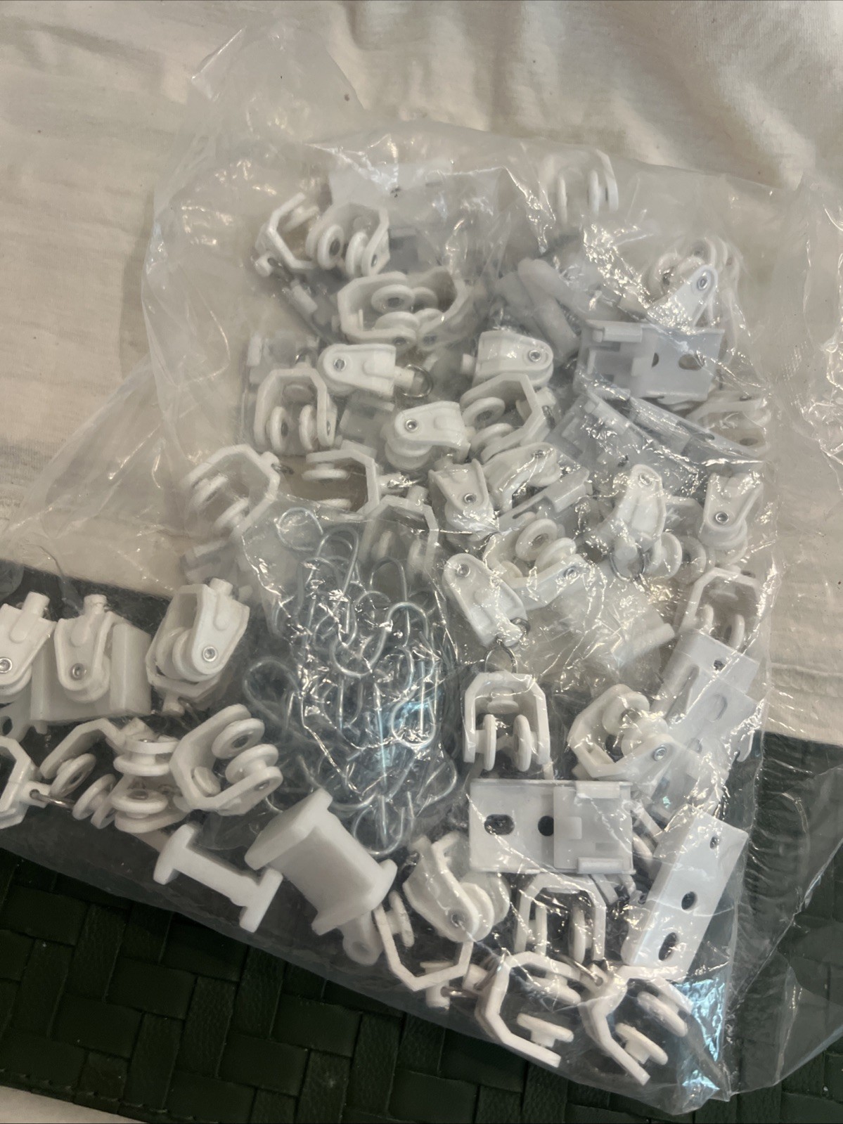 40 Curtain Track Spares Straight Curved track Rollers Glider Hook Rail Parts