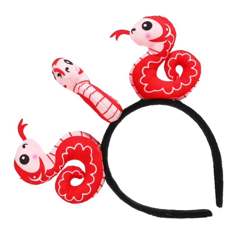 Fashionable 3D Snake Hairband Hair Accessory for Chinese New Year Celebrations