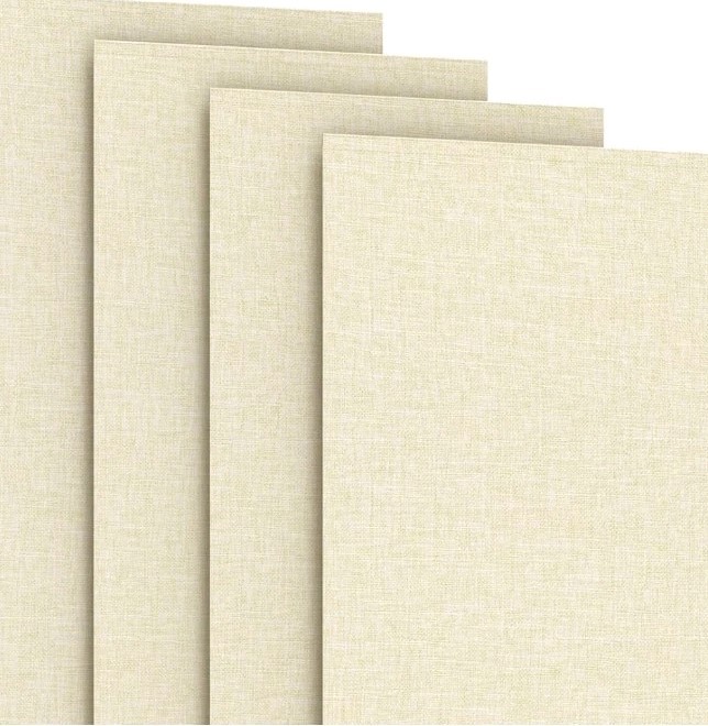 Fabric Only 4-Panel Replacement Fabric for Sliding Panel Track Blinds 23″x 96″