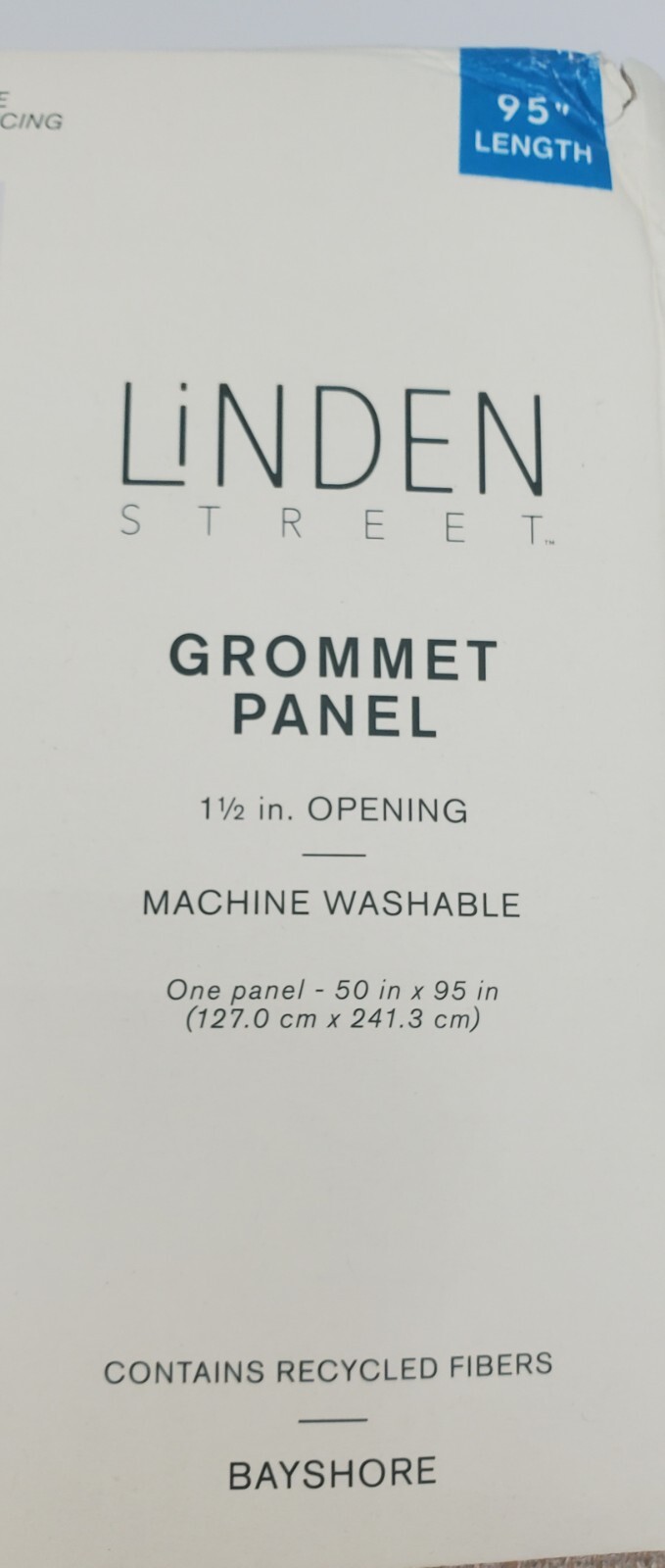2 JcPenney Linden Street 50×95 Blackout Bayshore Grommet Panels Pair Oxford Tan