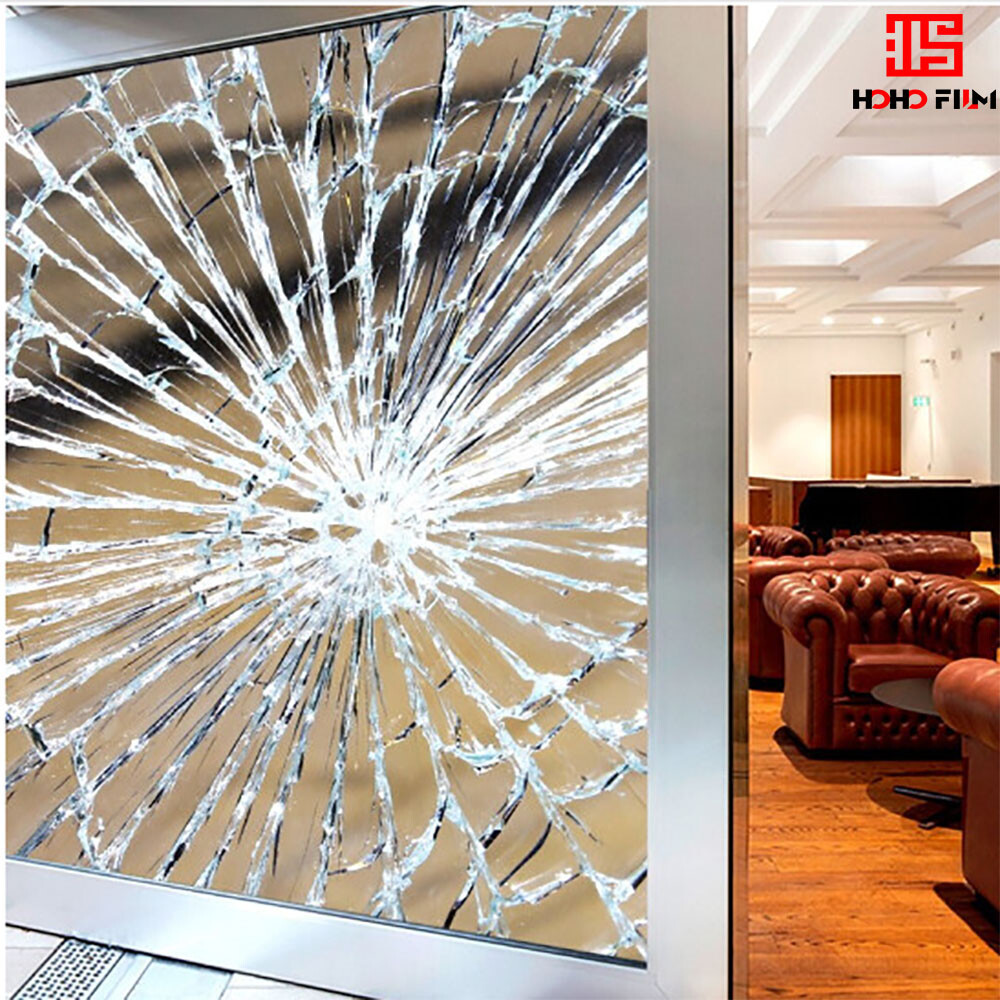 2MIL/4MIL Safety Window Film Shatter Proof Glass protection Home tint HOHOFILM