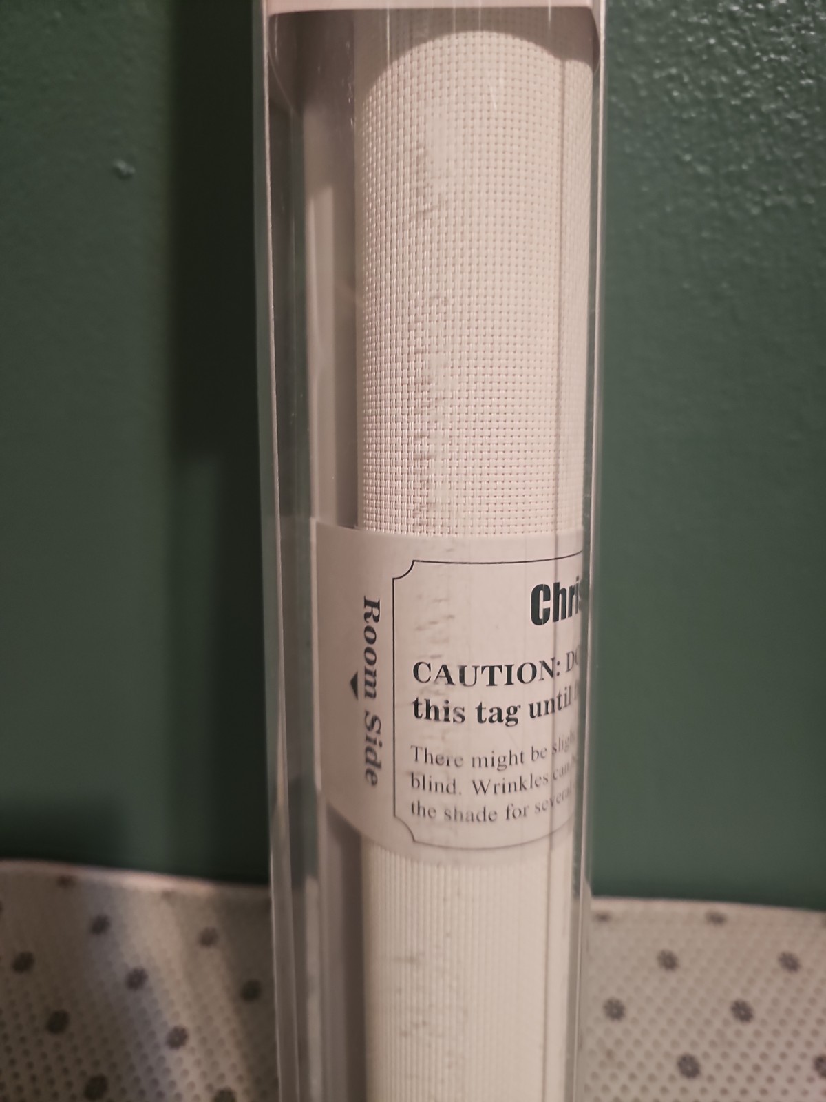 chrisdowa cordless Light Filtering roller shade white 20″ W x 72″ H