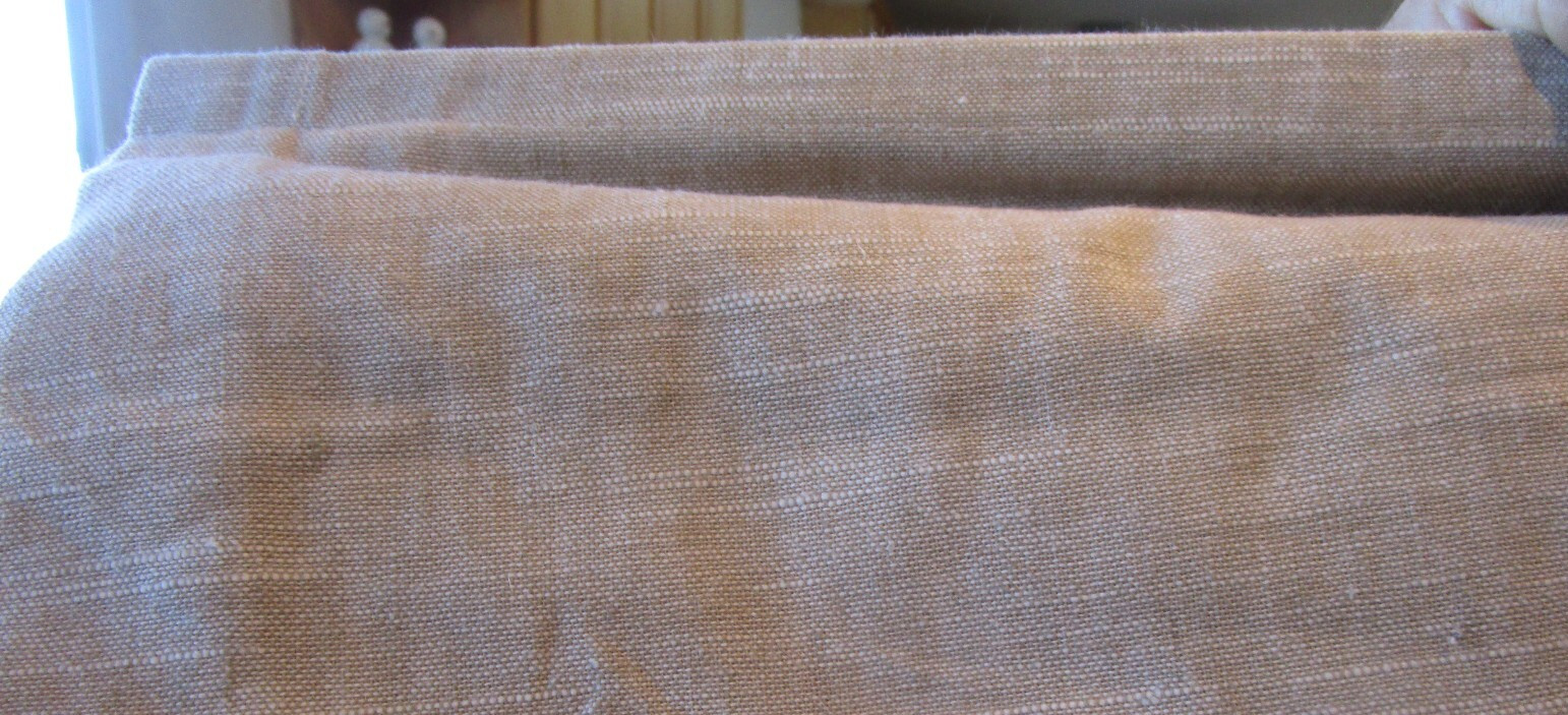 Pottery Barn Emery Roman shade cordless blackout 26 64 oatmeal New in box