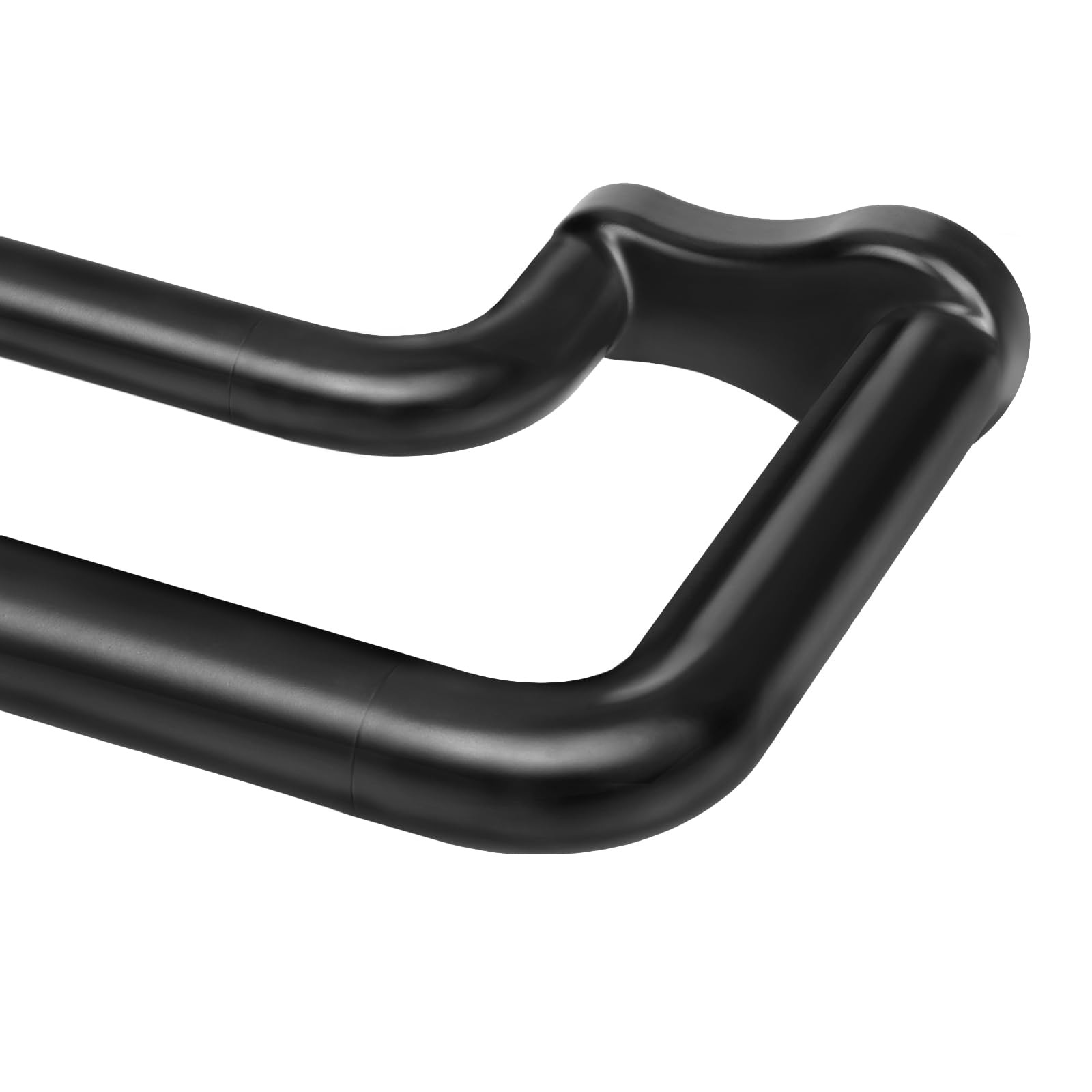 Best KAMANINA Double Curtain Rod 32 to 86 Inch, Black Wrap Around Drapery Rods