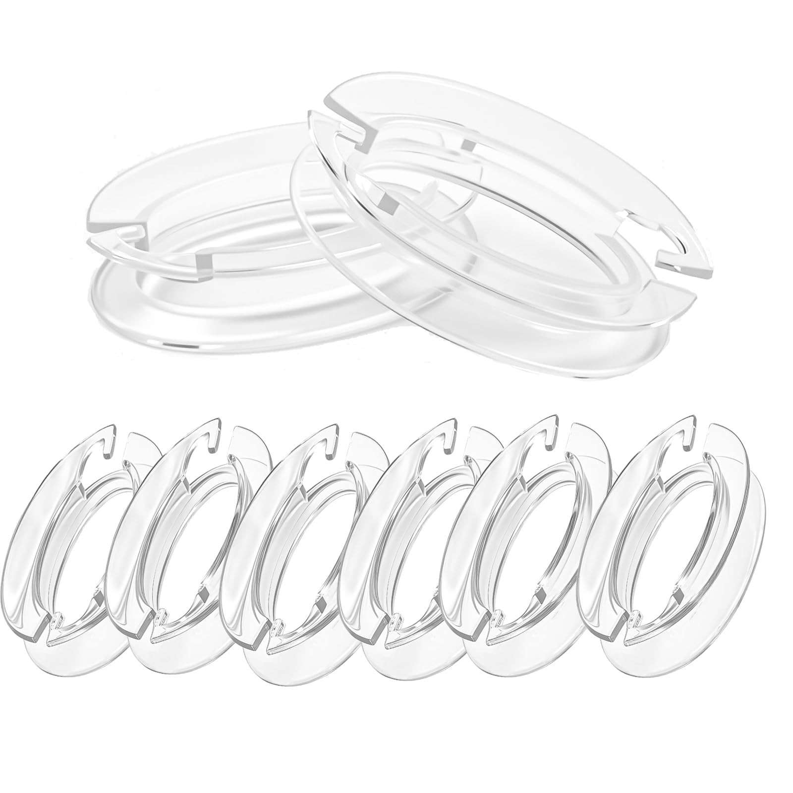 8 Pack Blind Cord Winder Safety Blind Cord Holder Clear Baby Proof Window Bli…