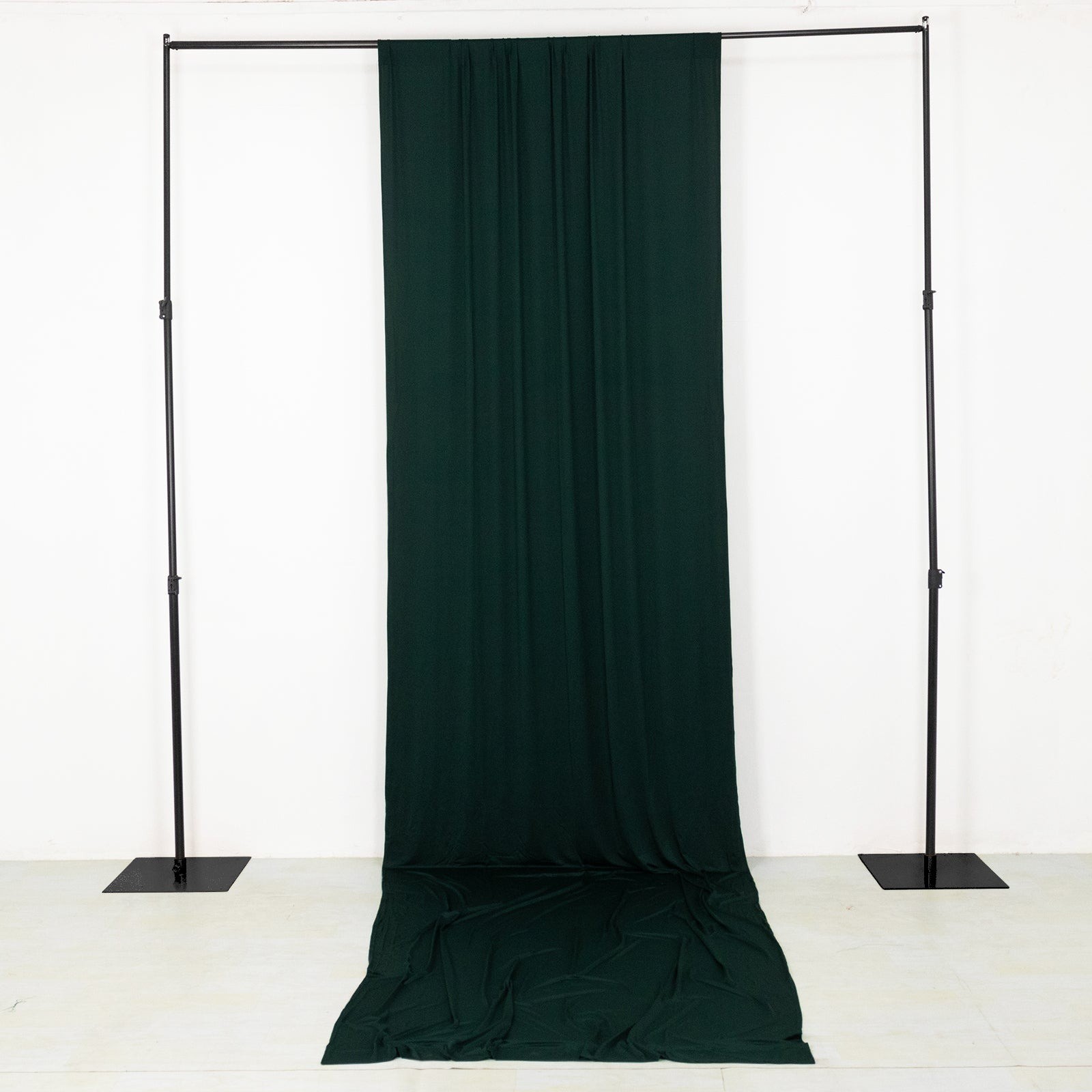 16 ft HUNTER GREEN 4-Way Stretch Spandex Divider Backdrop Curtain Party Wedding