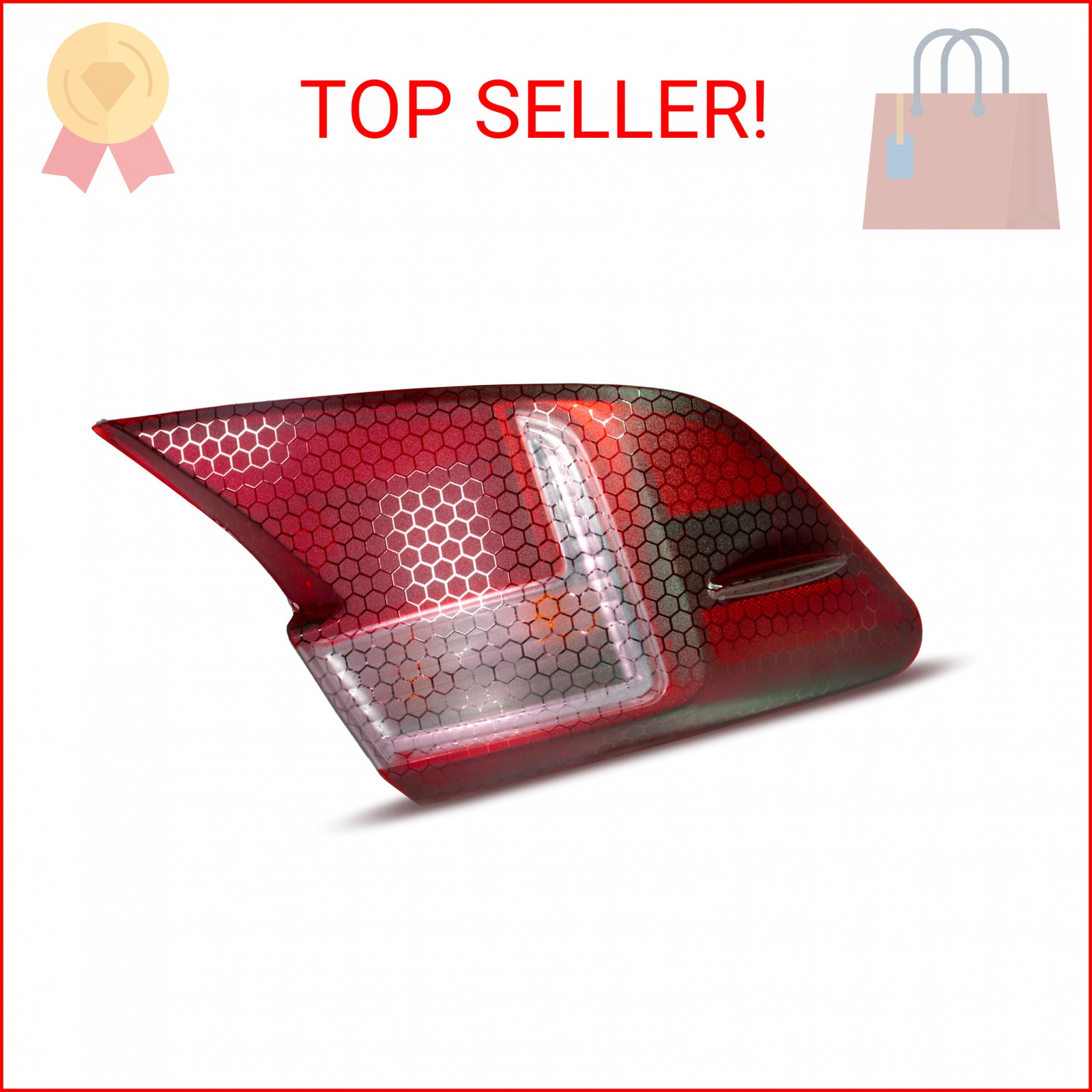 VViViD+ Honeycomb Matte Smoke Taillight Tint Bulk Vinyl Roll (1ft x 5ft)