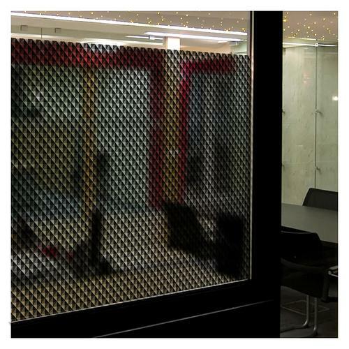 BDF 4BKTRI Decorative Window Film Black Triangle