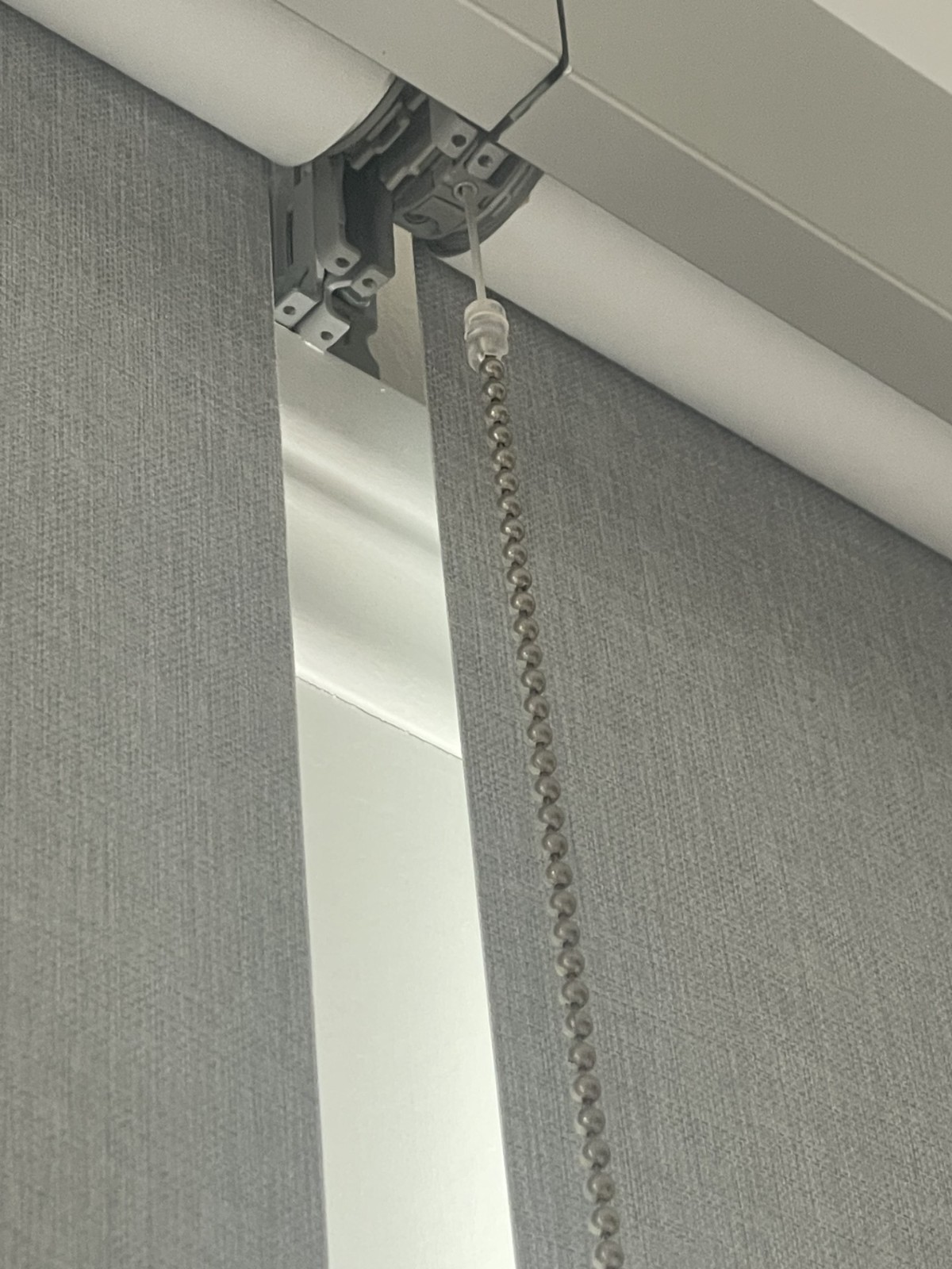 Premium custom blackout roller shades (quantity 4) 79×80 open box. Grey