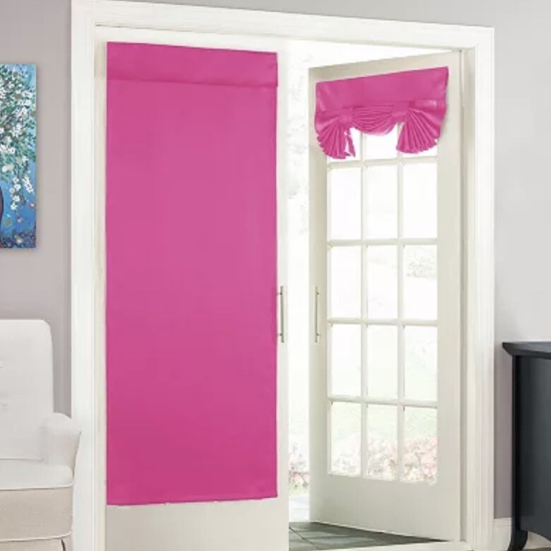 Eclipse Thermaweave Room Darkening 1 Tricia Door Panel 26 in. x 68 in. New Nice
