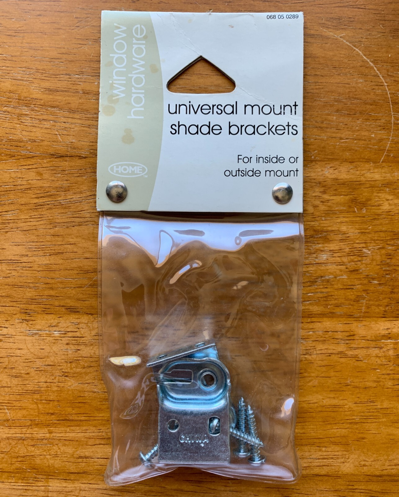 Still-Sealed! UNIVERSAL MOUNT SHADE BRACKETS inside/outside mount, Home/Target