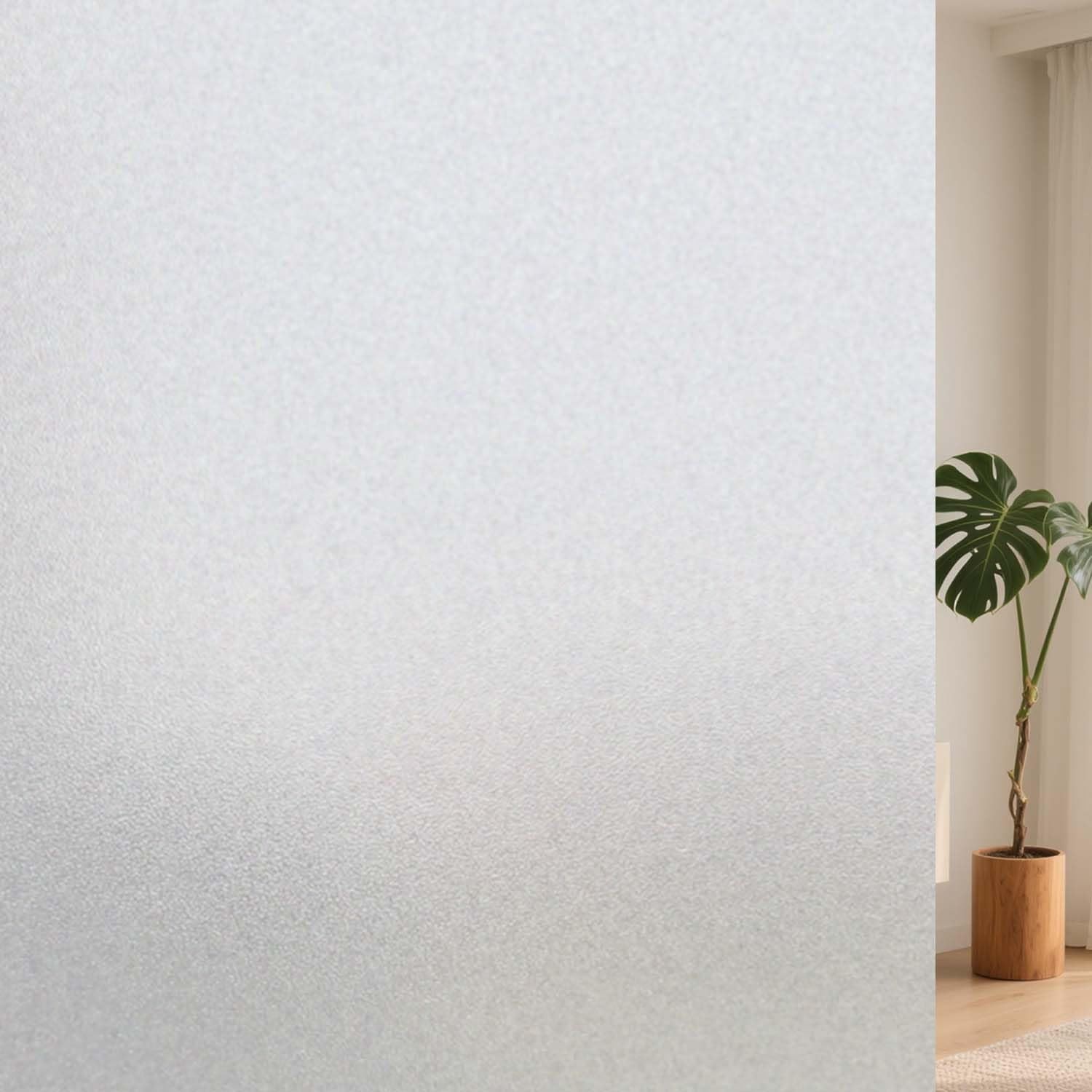 17.5×78.7 Inch Decorative Window Film – Easy Install Privacy Film for Renters