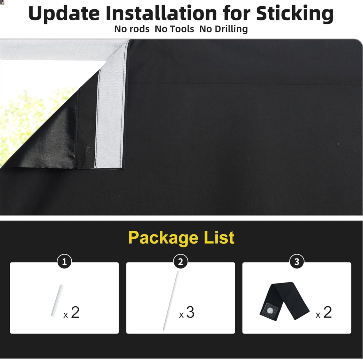 Full Blackout Door Curtain for Cordless Roller Window Covering Shades Blinds,…
