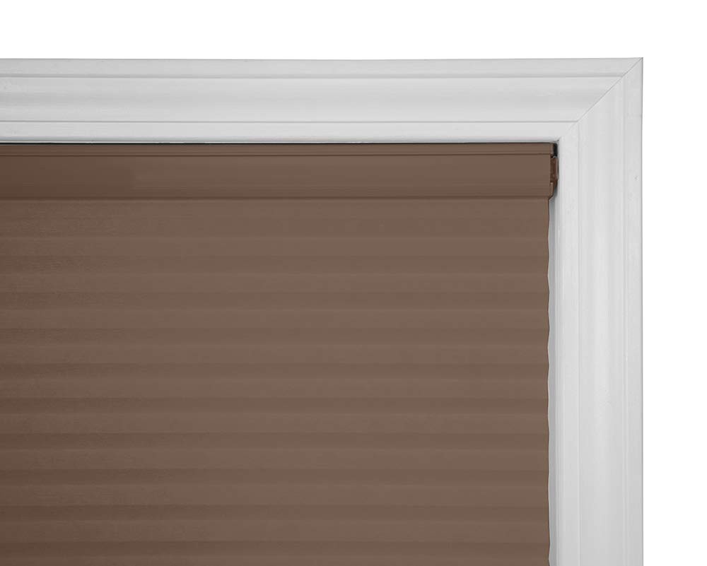 Redi Shade No Tools Custom Cordless Cellular Light Filtering Shades Mocha 60