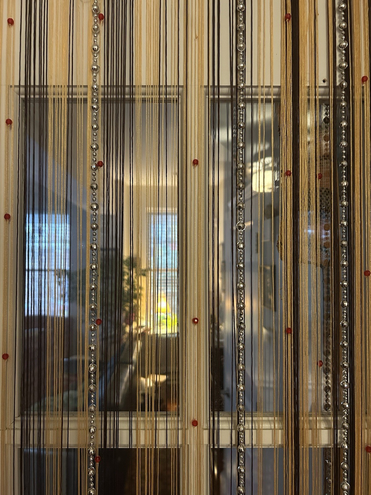 Decorative Tassel Door String Curtain Wall Panel Fringe /Room Divider