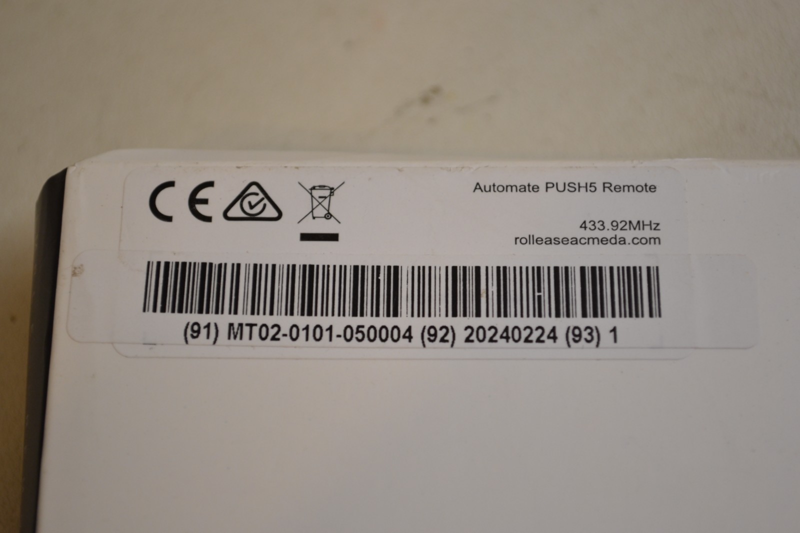 GENUINE Push 5 Automate Remote #MT02-0101-050004