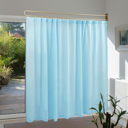 200cm U-Shape Room Divider Privacy Partition Curtain Privacy Protection Partitio