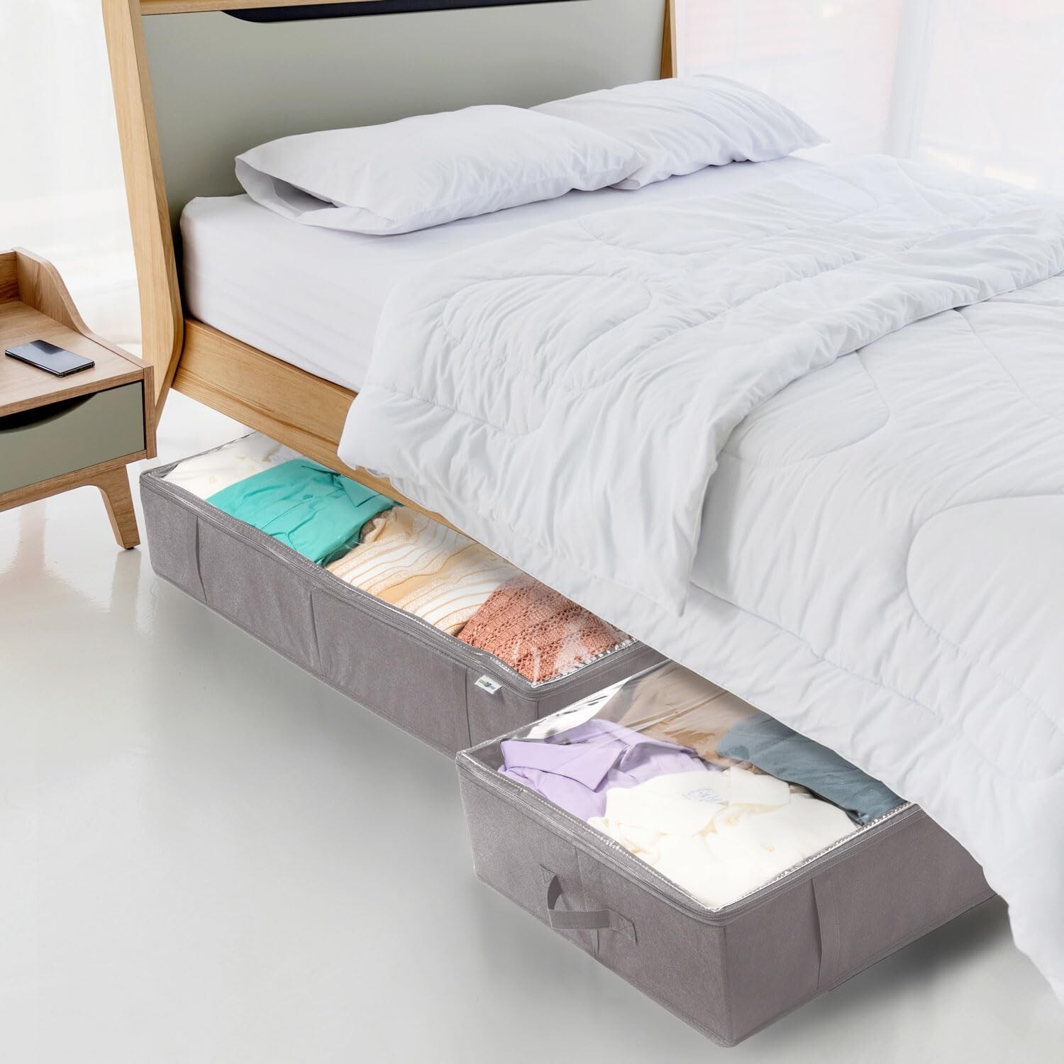Closet Organizers and Storage – Maximize Space with Under Bed Storage Contain…