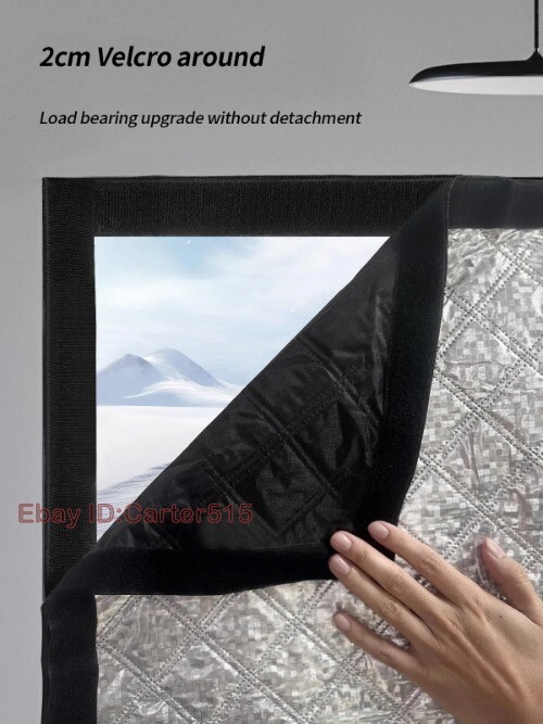 Warm Curtains, Cold and Heat Insulation, Window Screens, Sun Shading,