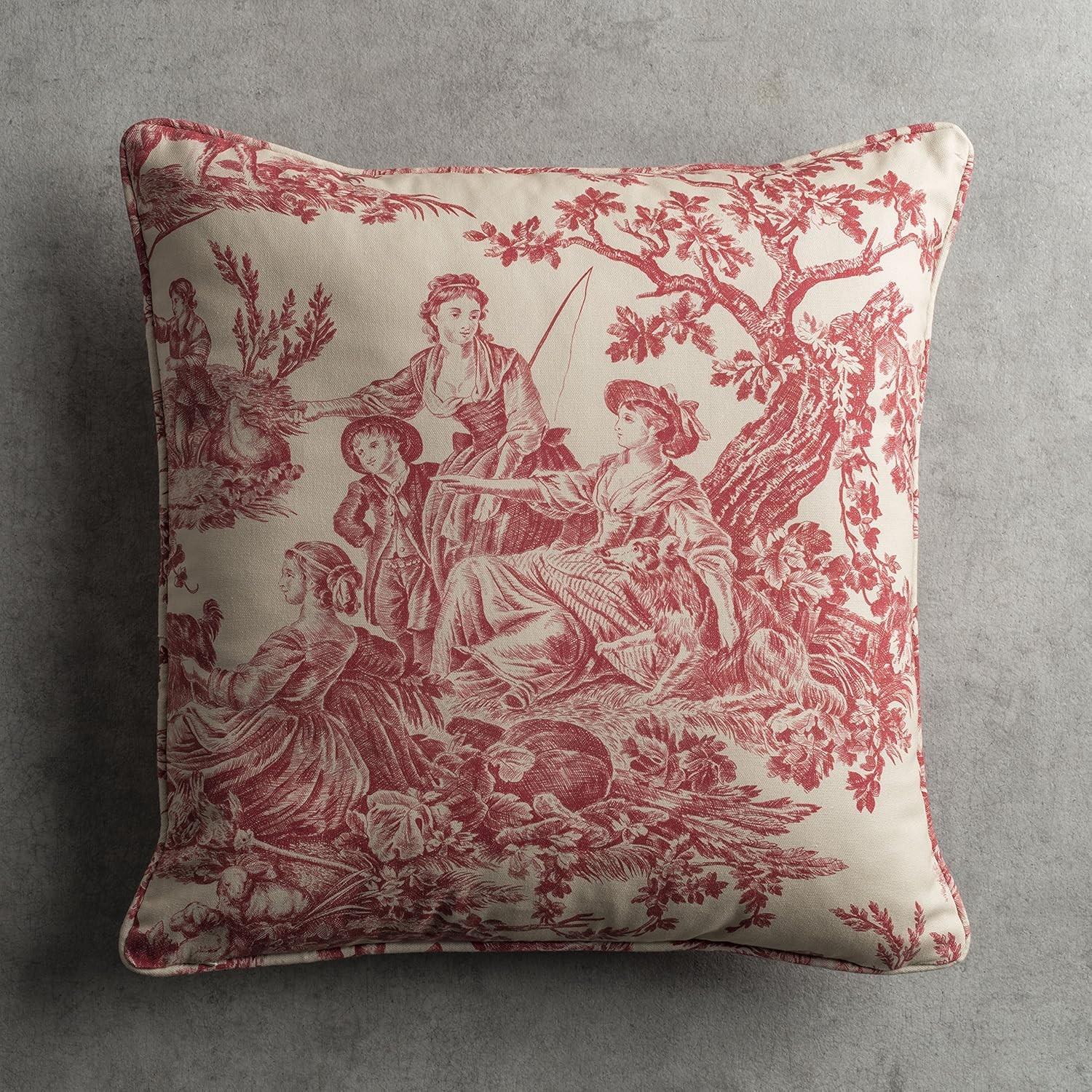 NWT 100% Authentic Maison d’Hermine Cotton Toile Pillow Cover 18×18 Square