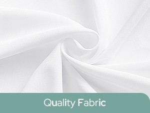 Non-See-Through White Sheer Kitchen Curtains 30 X 24 Inches Long 2 Panels Short
