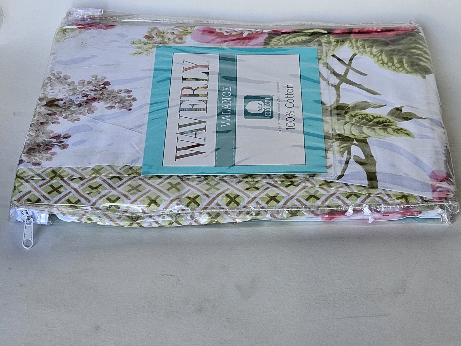 Waverly EMMA’S GARDEN Curtain Panel BLOSSOM Cottagecore Pink Rose Floral 52×84