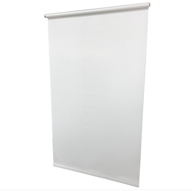 2 – Superglass Matte Blackout Roller Window Shade White 37 1/4″ x 6′