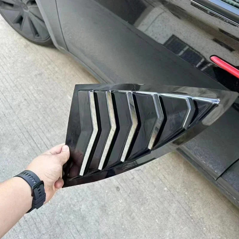 For Tesla Model Y Juniper 2021-2025 ABS Rear Car Window Shutter Cover Louver Sid
