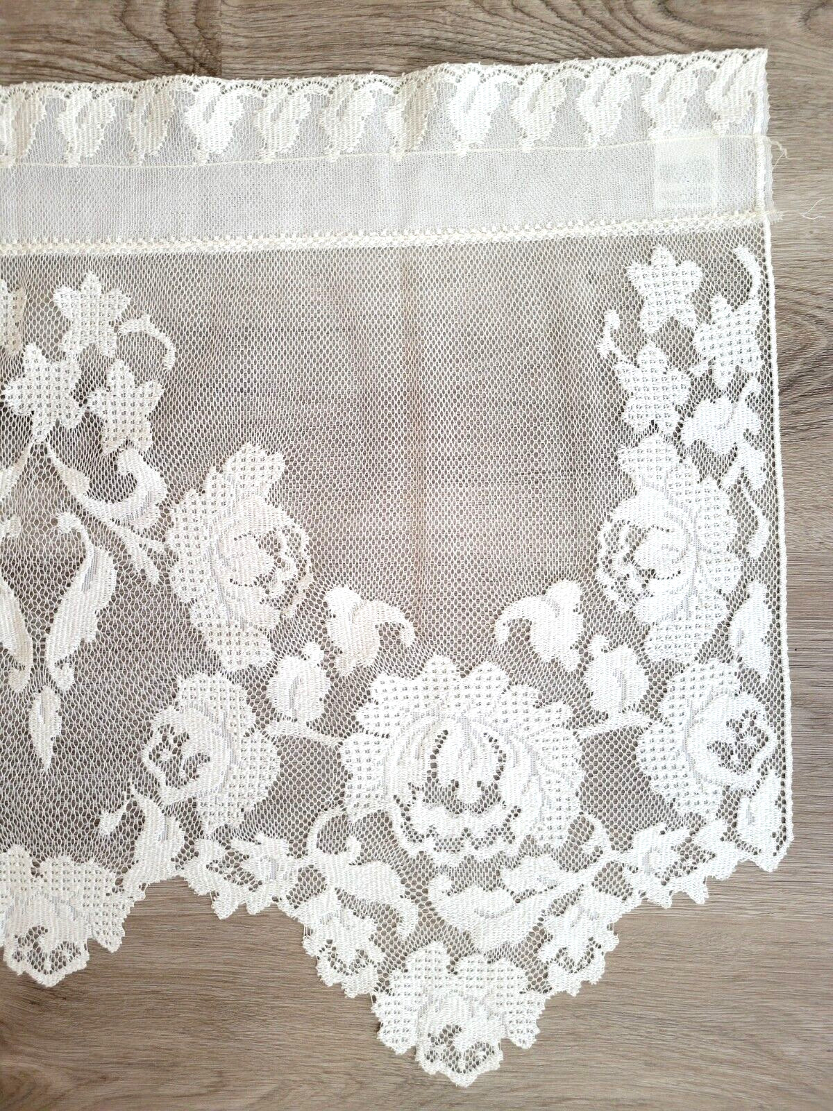 Heritage Lace Window Panel Valance Off White 60″ x 20″