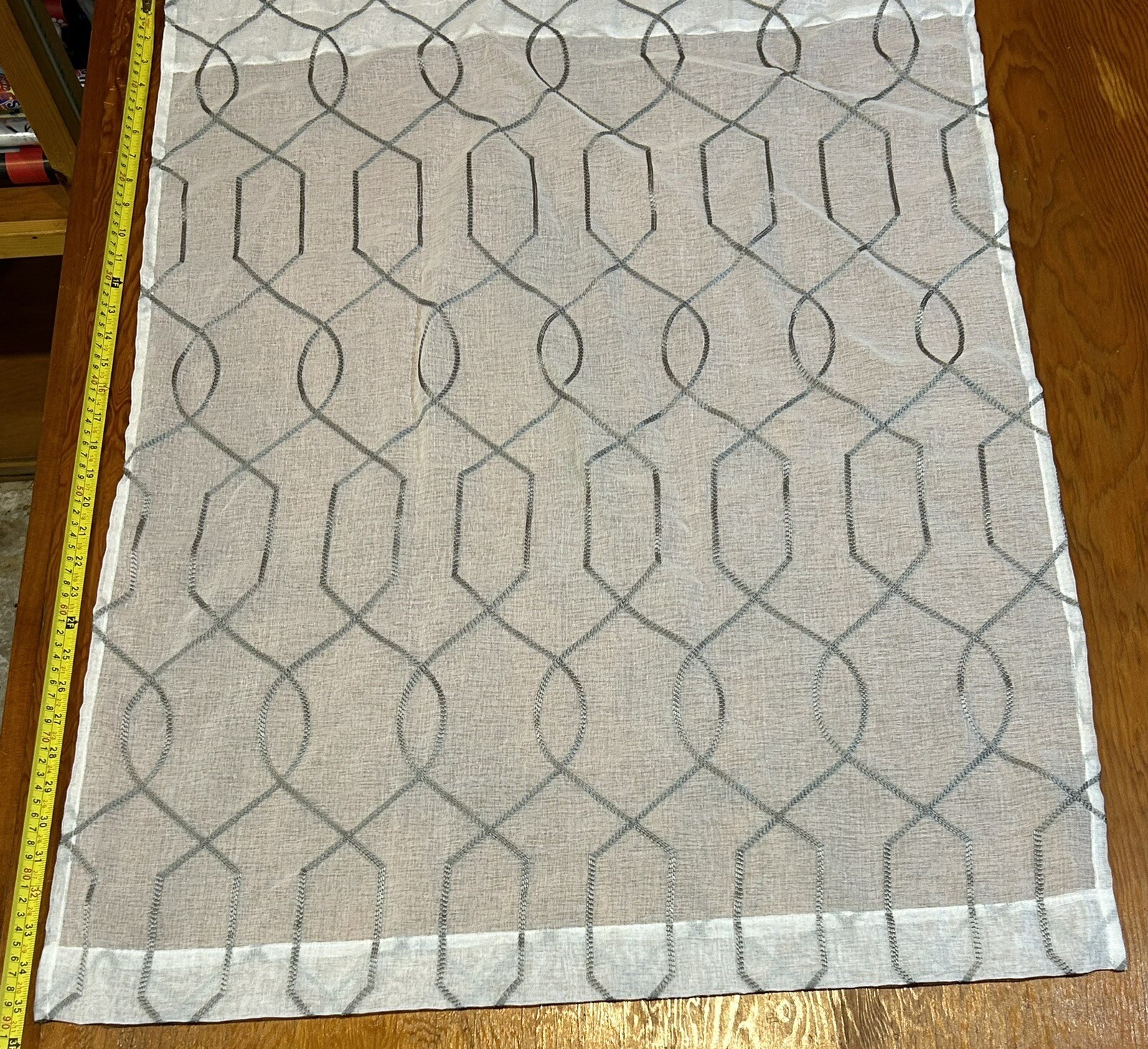 Printed Tiers and Valance 36″ 3-Piece Set, Multi, BCI Cotton, Recycled Polyester