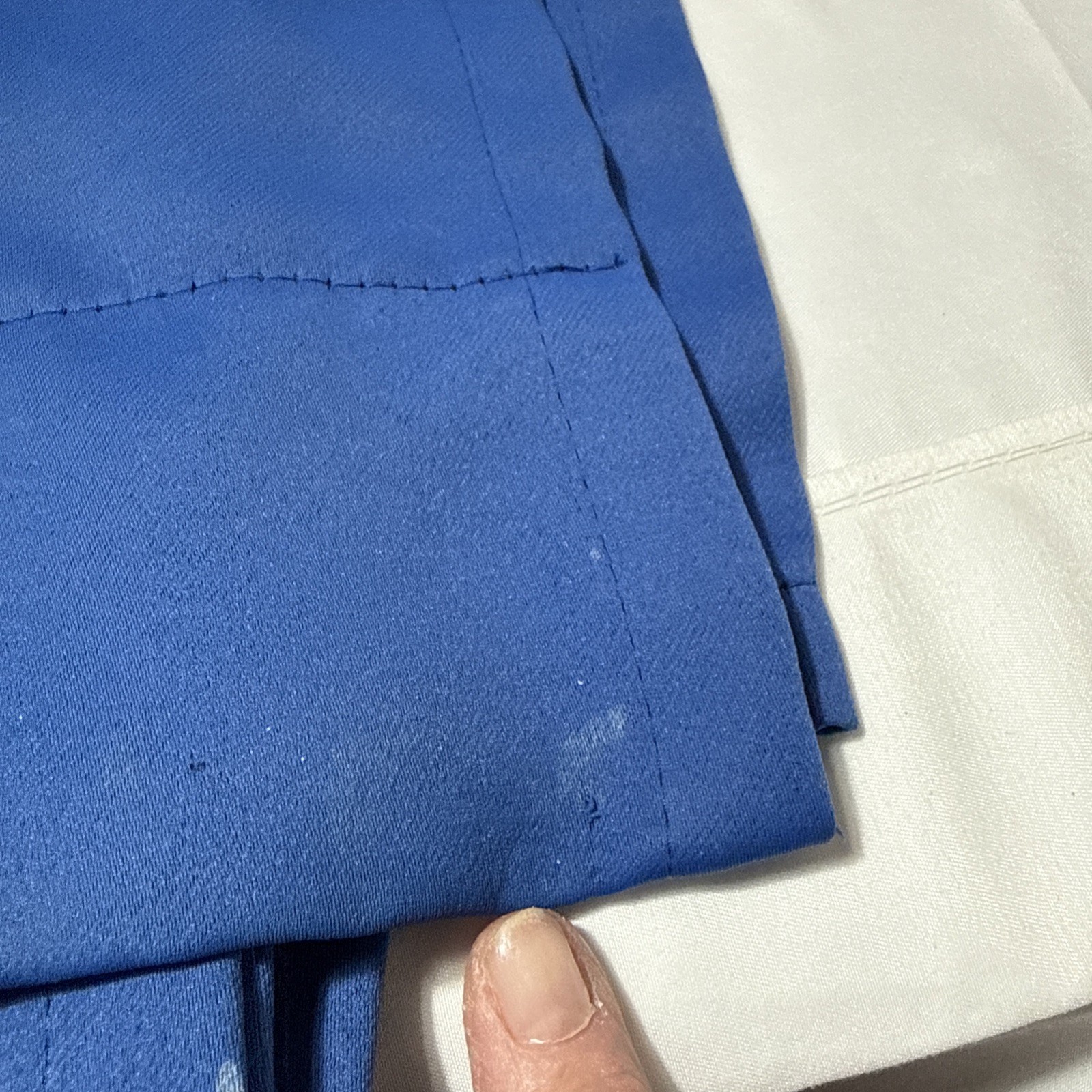 BGment Rod Pocket Blue Curtains Panels Pair 44”x82” each Polyester Washable