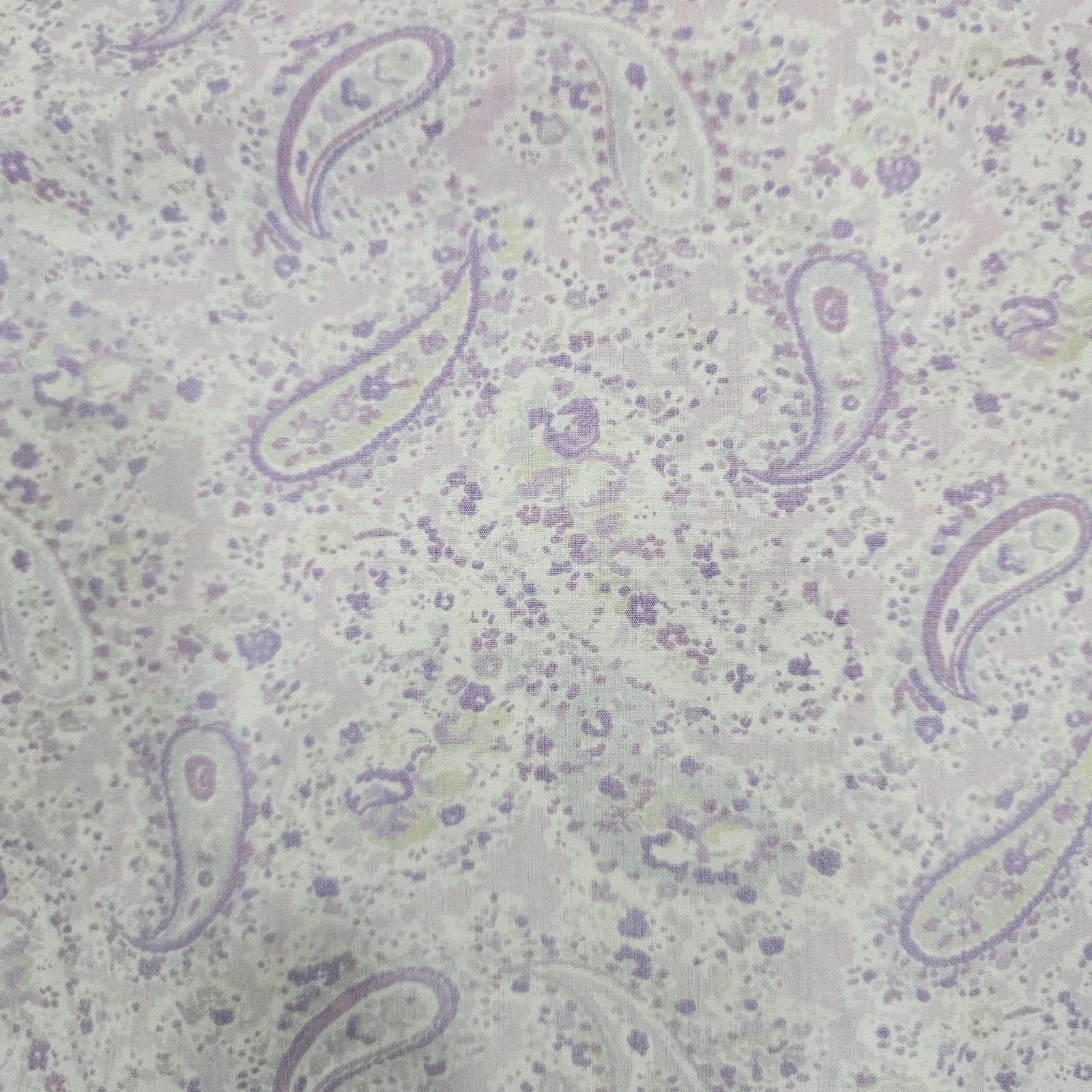 SIMPLY SHABBY CHIC Lavender Paisley Purple Jewel Ombre Window Panel Cotton 53×80