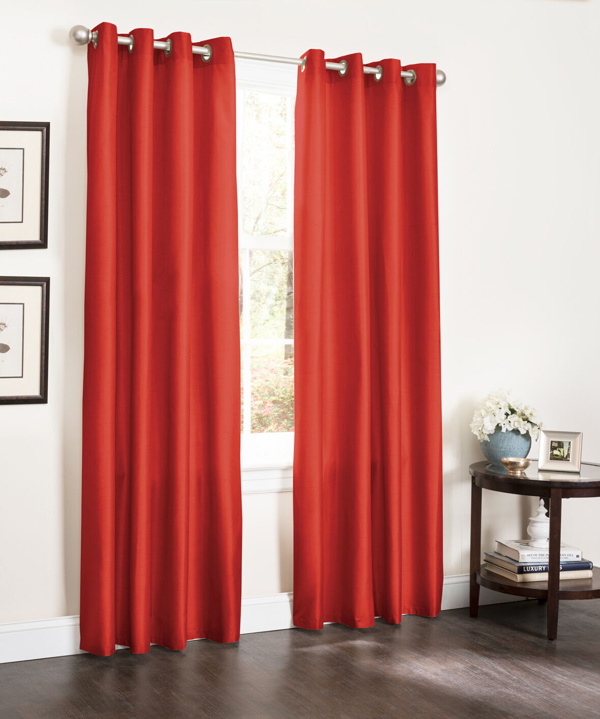 1 PC Window Curtain Panel Blackout Foam Back Energy Efficient 55×90, 8 Colors
