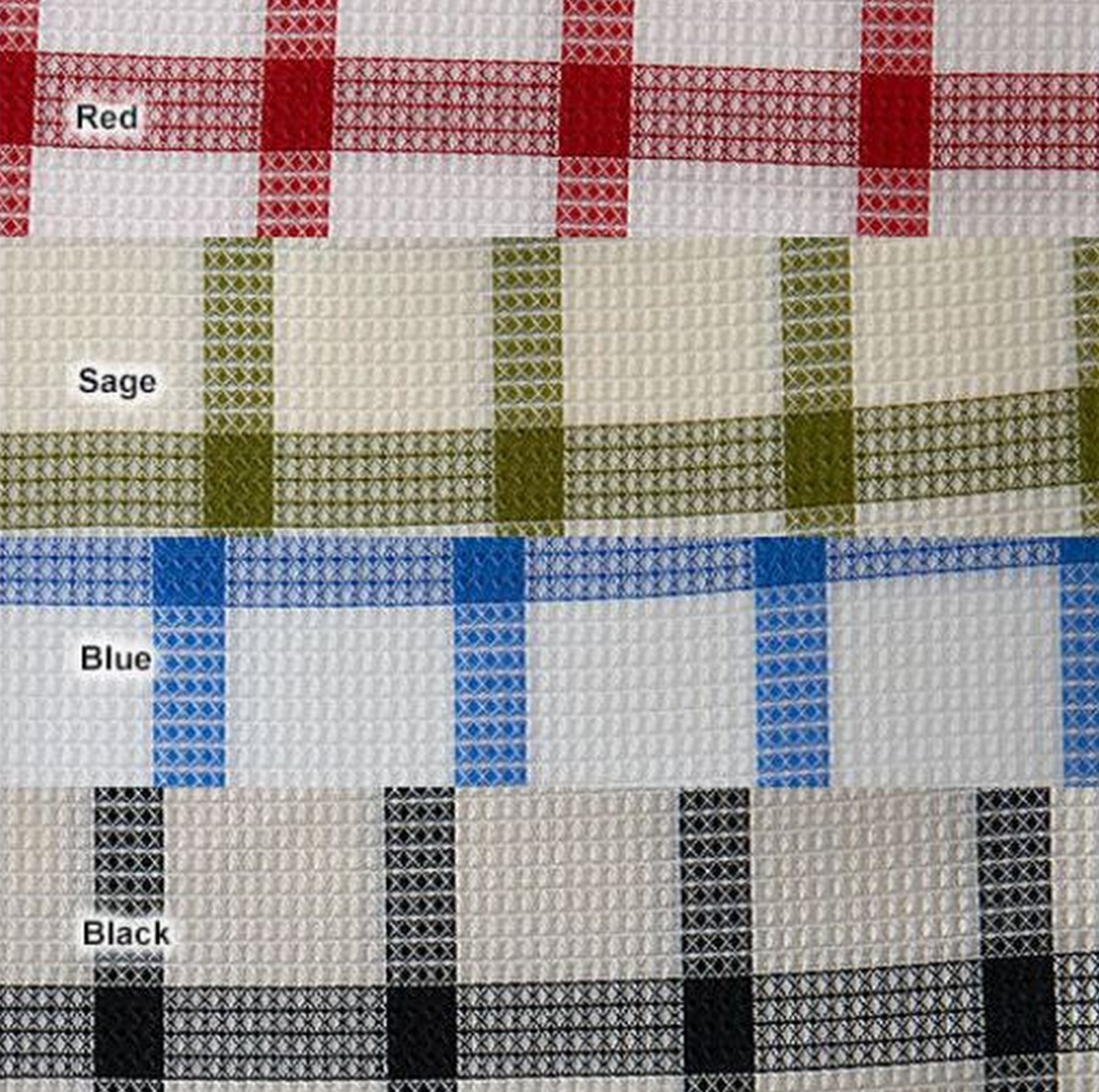 Plaid Grommet Window Valance, Classic W/Multiple Color Choices – 55″x12″ – NEW