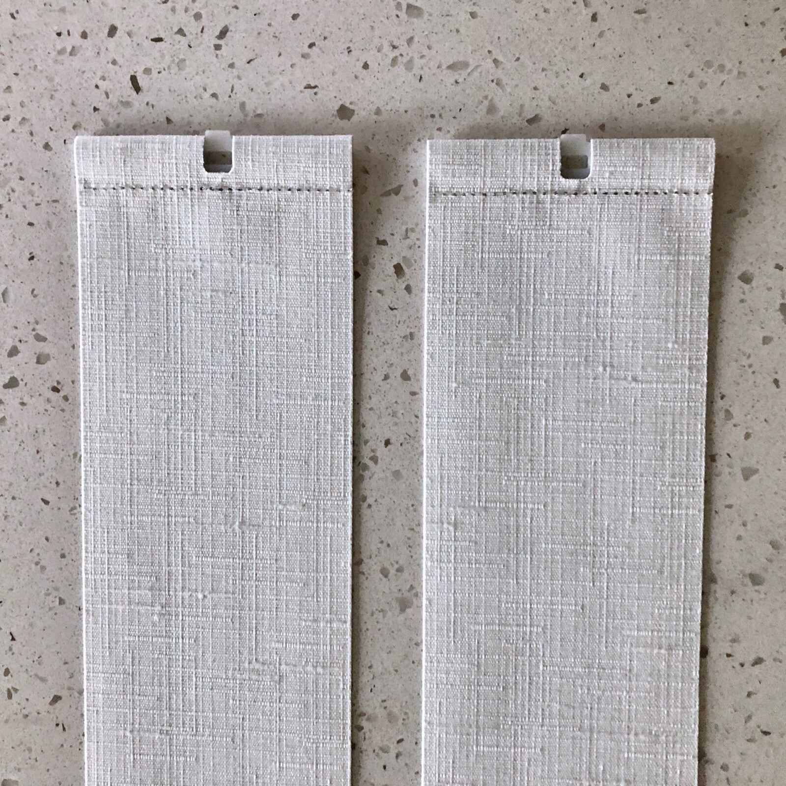 NEW White/ Off White Fabric Vertical Blinds