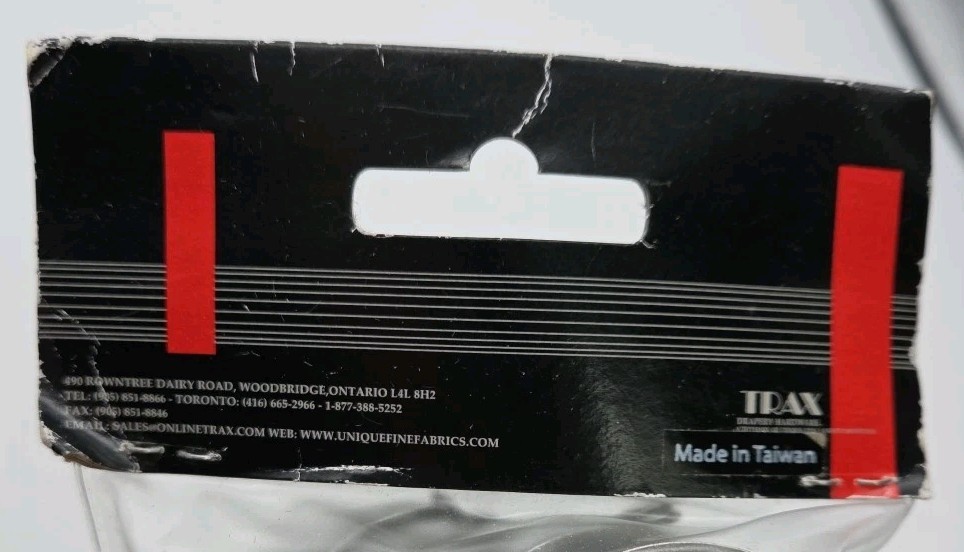 TRAX Drapery Decorative Rings Pewter URGF PT Inside 1.5″ Outside 1.97″ 10 Pack