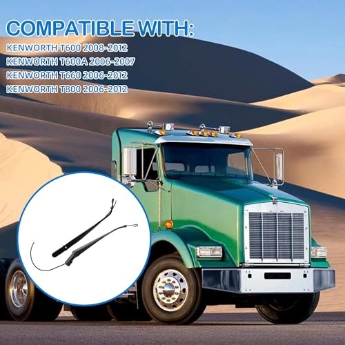 602-5403 602-5404 Front Windshield Wiper Arm | Compatible with Kenworth T600