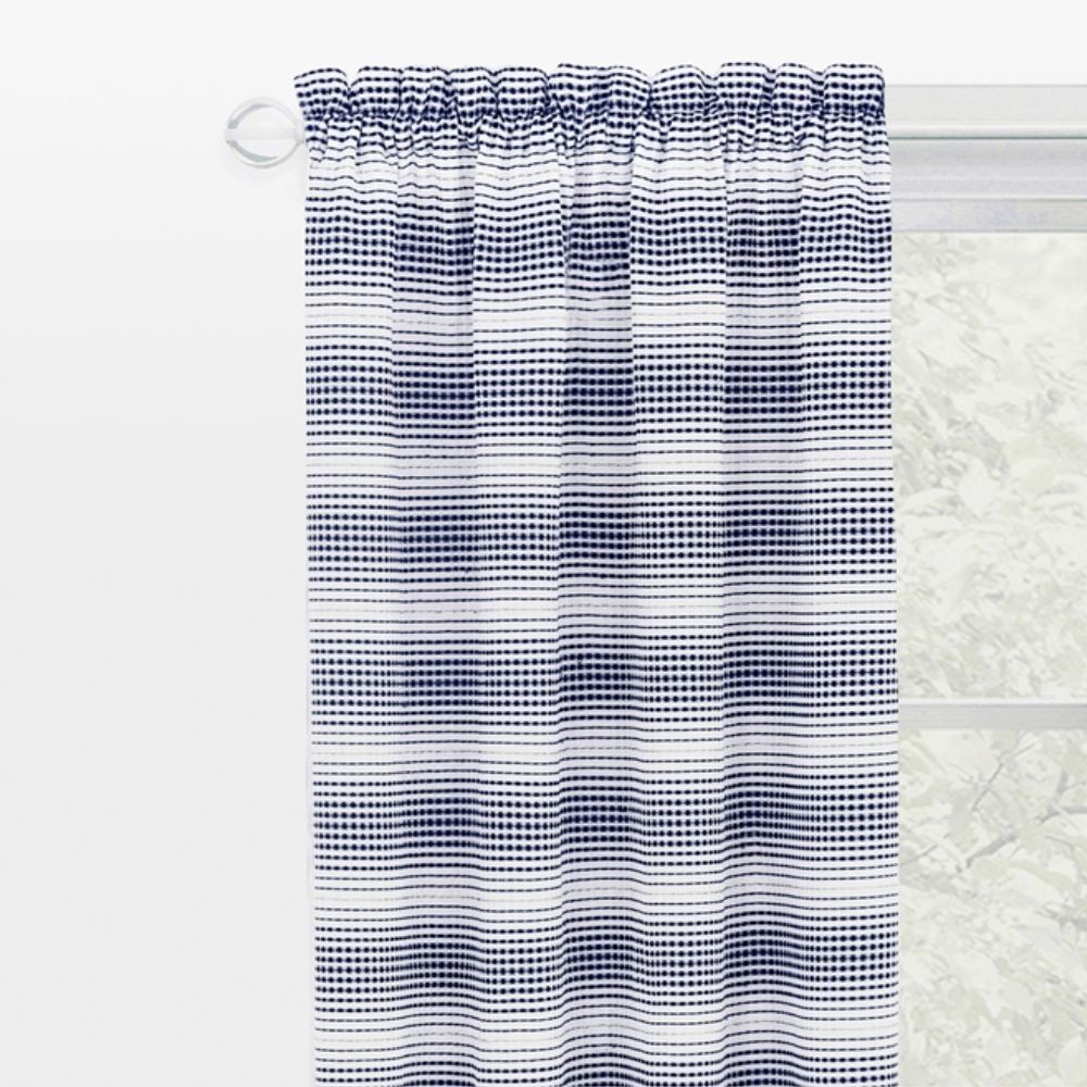 PowerSellerUSA Gramercy Ombre Rod Pocket Single Panel 42″ x 84″ Window Curtain