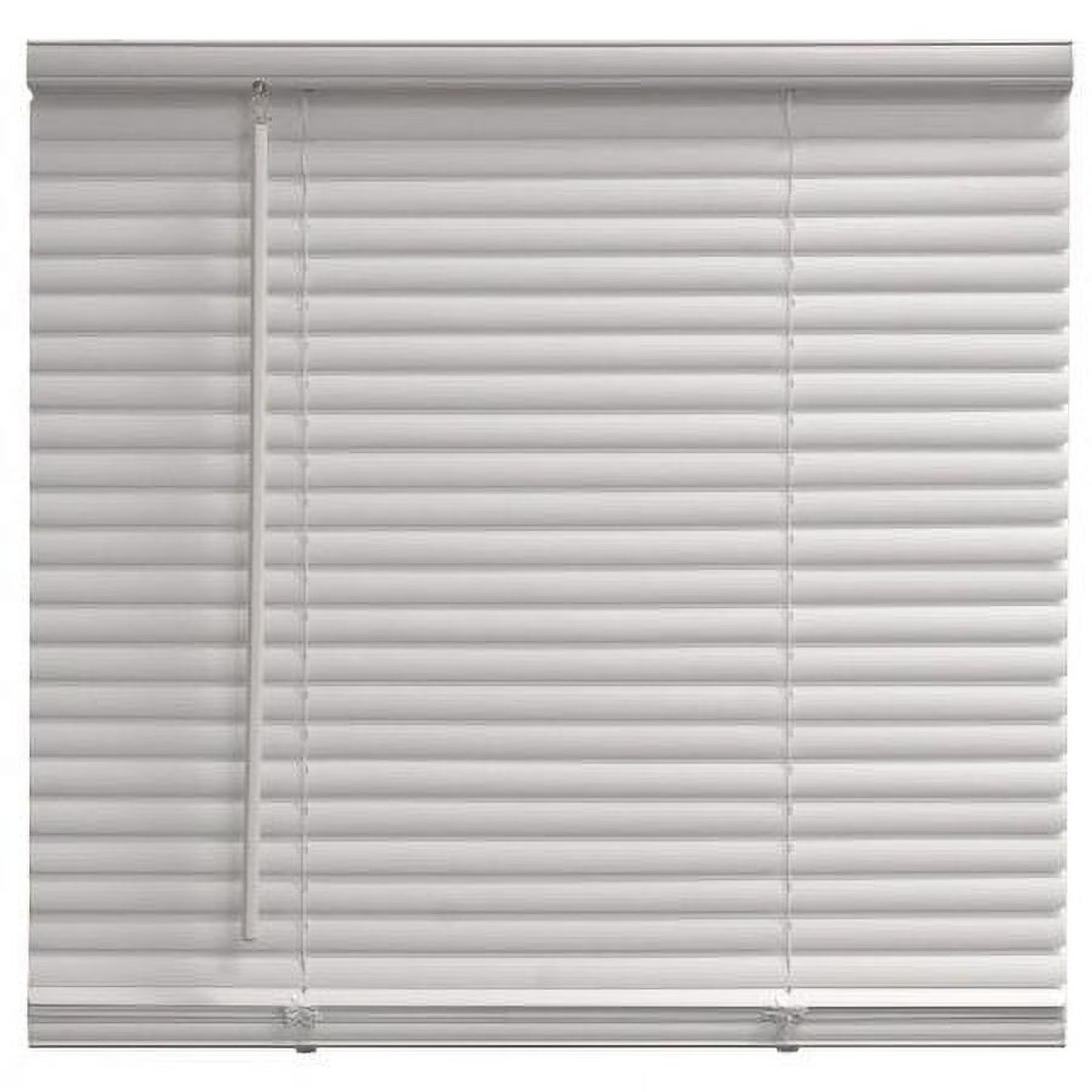 Mainstays 1″ Cordless Vinyl Light Filtering Mini Blinds, White, 23″ W x 42″ L